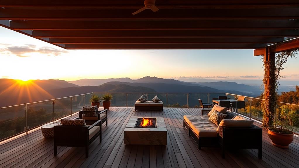 outdoor relaxation and recreation spaces