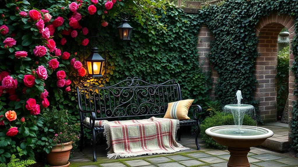 peaceful intimate enclosed inviting spaces