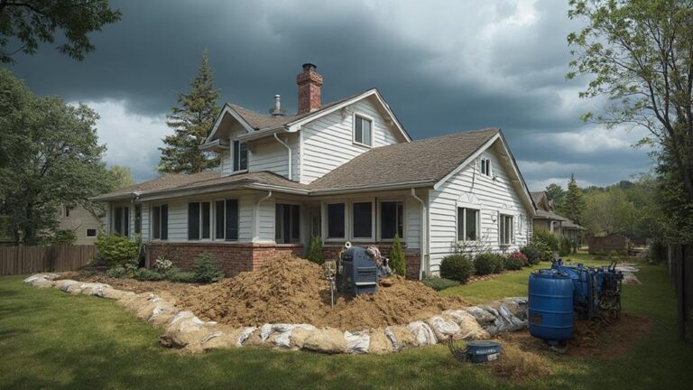 prevent standing water during storms