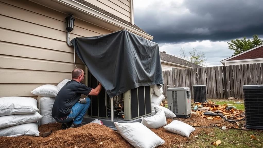 protecting hvac system from weather