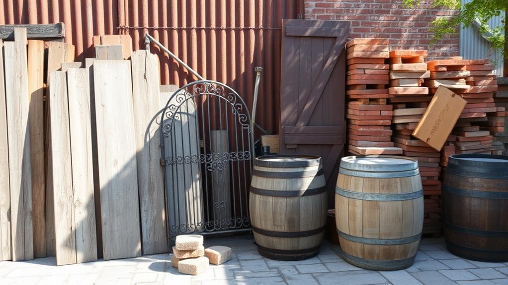 reclaimed material options highlighted