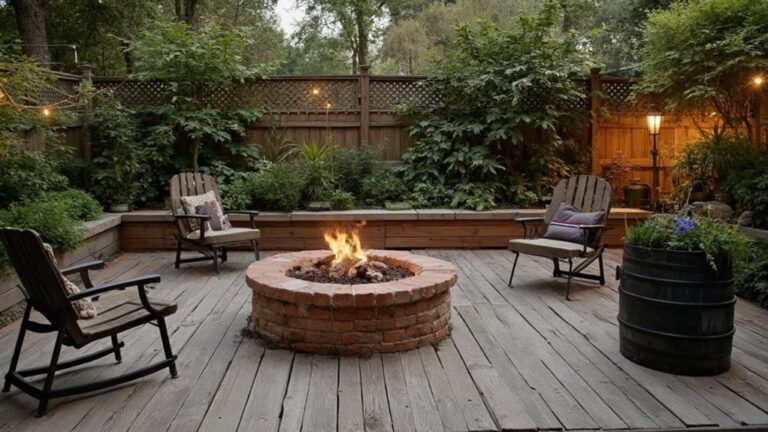reclaimed materials for sustainable outdoor