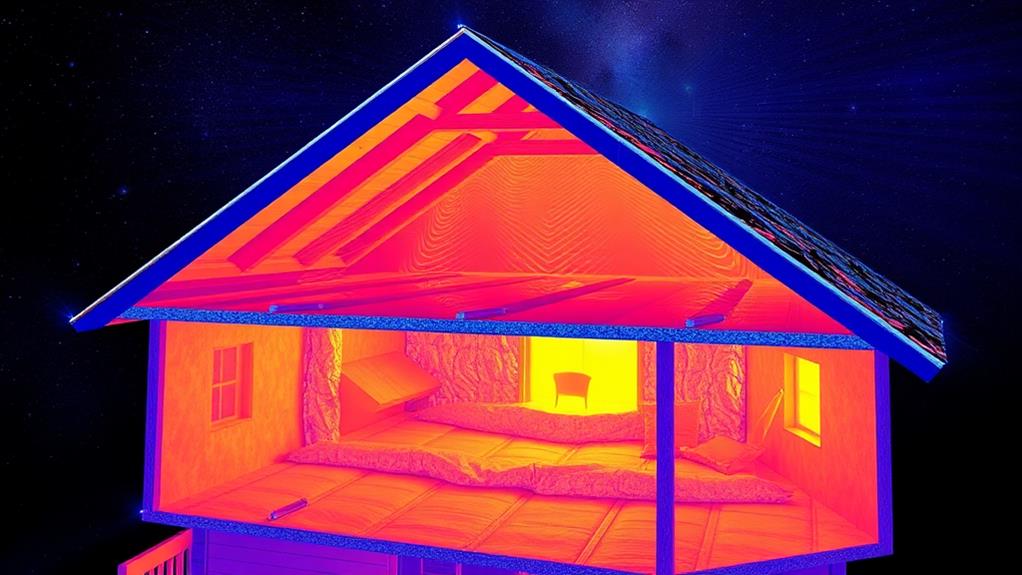 reflecting heat insulation efficiency