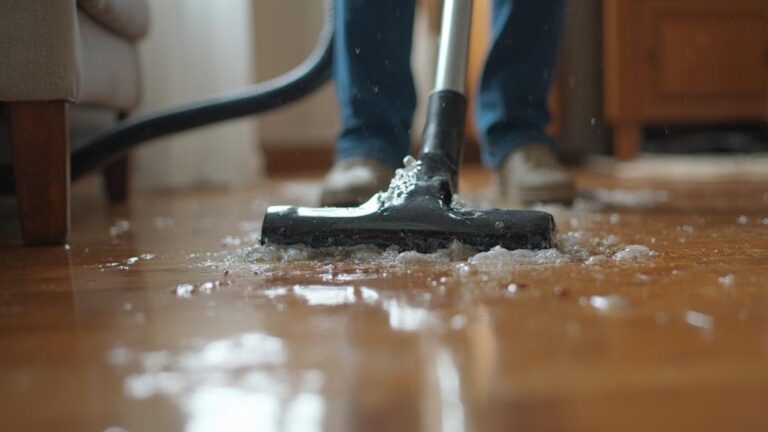 removing standing water from house