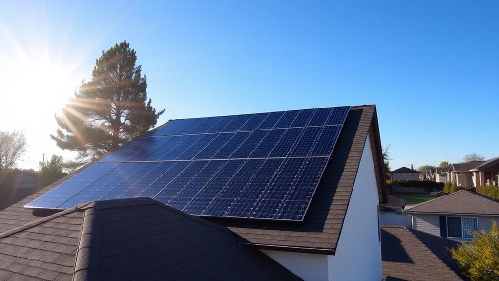 roof orientation and shading details