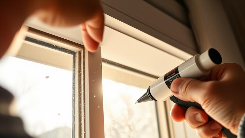 seal windows doors to prevent drafts