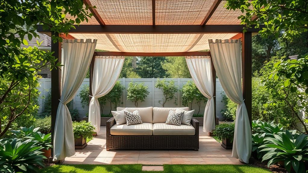 shaded outdoor weather protection