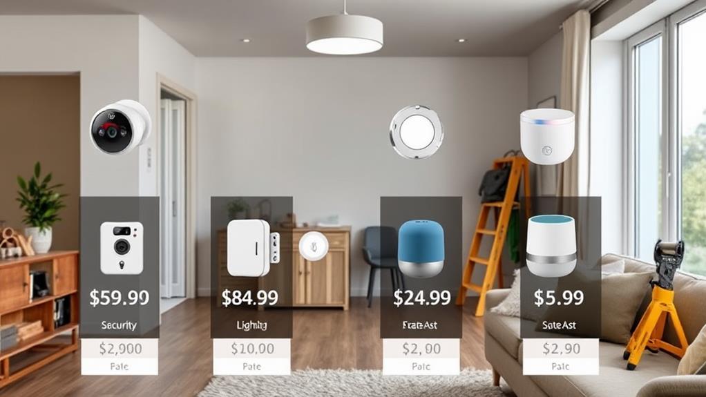 smart devices cost breakdown