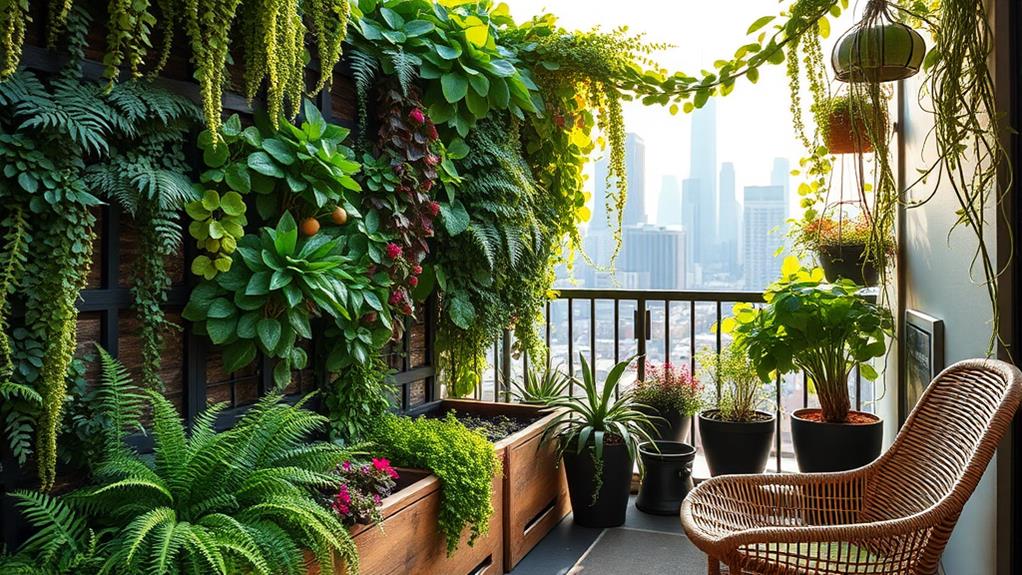 space efficient vertical gardening