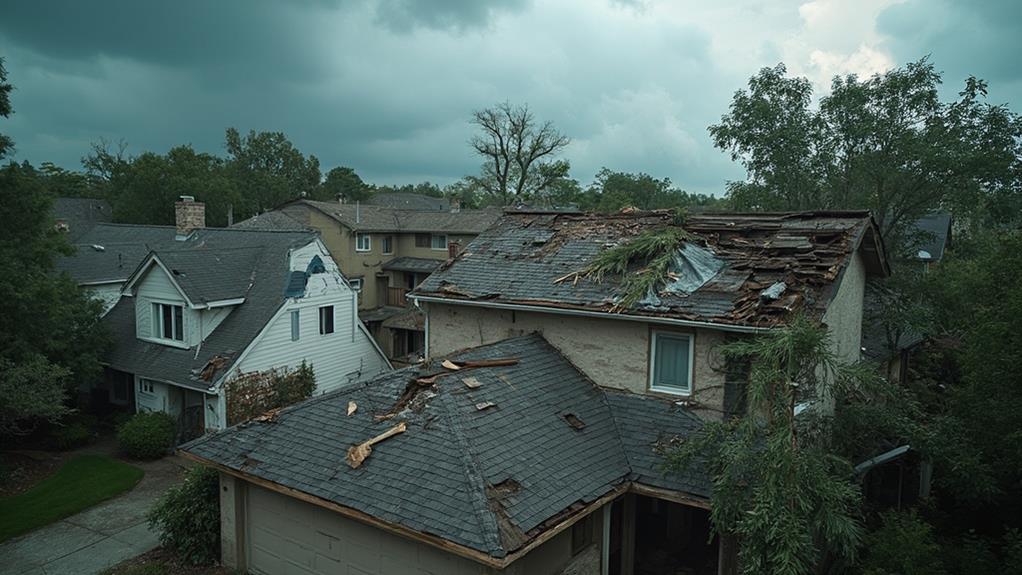 storm damaged roof insurance coverage