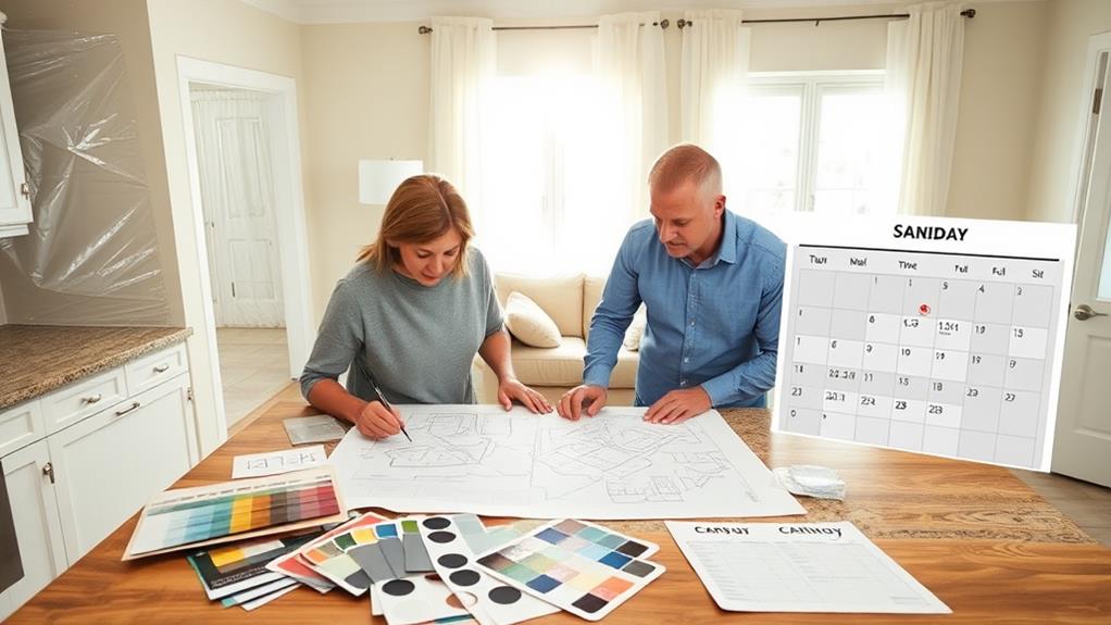 strategically plan renovation scheduling