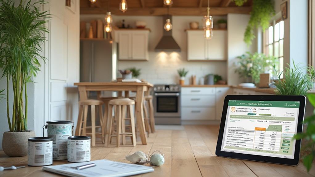 sustainable materials renovation budgeting guidance