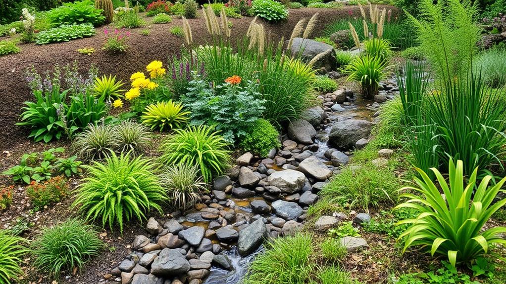 thirsty plants soak up moisture