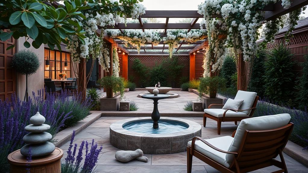 tranquil fragrant soothing enchanting