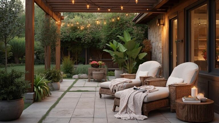 unplugged outdoor living spaces