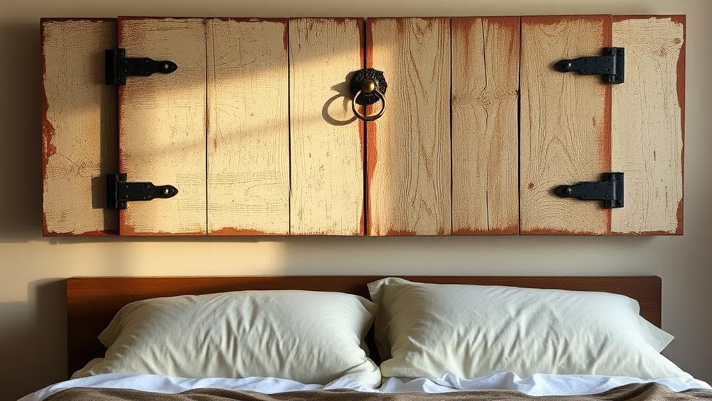 upcycled doors transformed into headboards